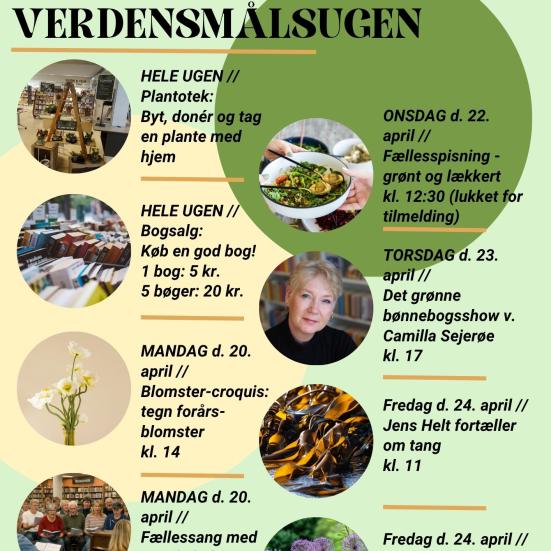 Programoversigt over aktiviteter i uge 17