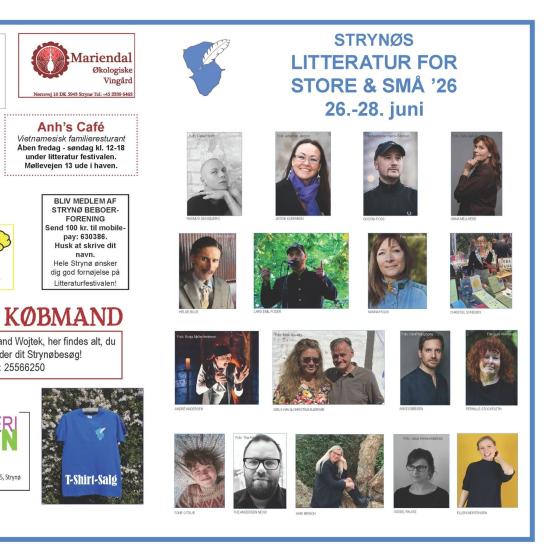 program Strynø litteraturfestival