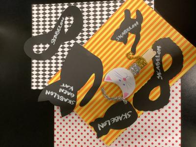 Foto af skabeloner til fastelavnspynt