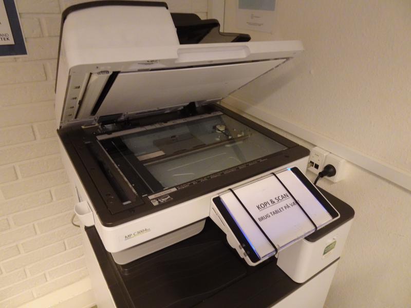 Bibliotekets kopimaskine