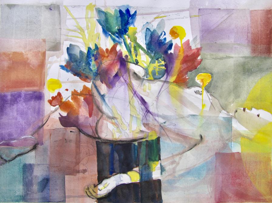 "Falden kvinde i blomst" af Tilde Carlsen