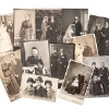 gamle gulnede familiefotos