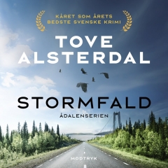 Foto af forsiden af bogen Stormfald